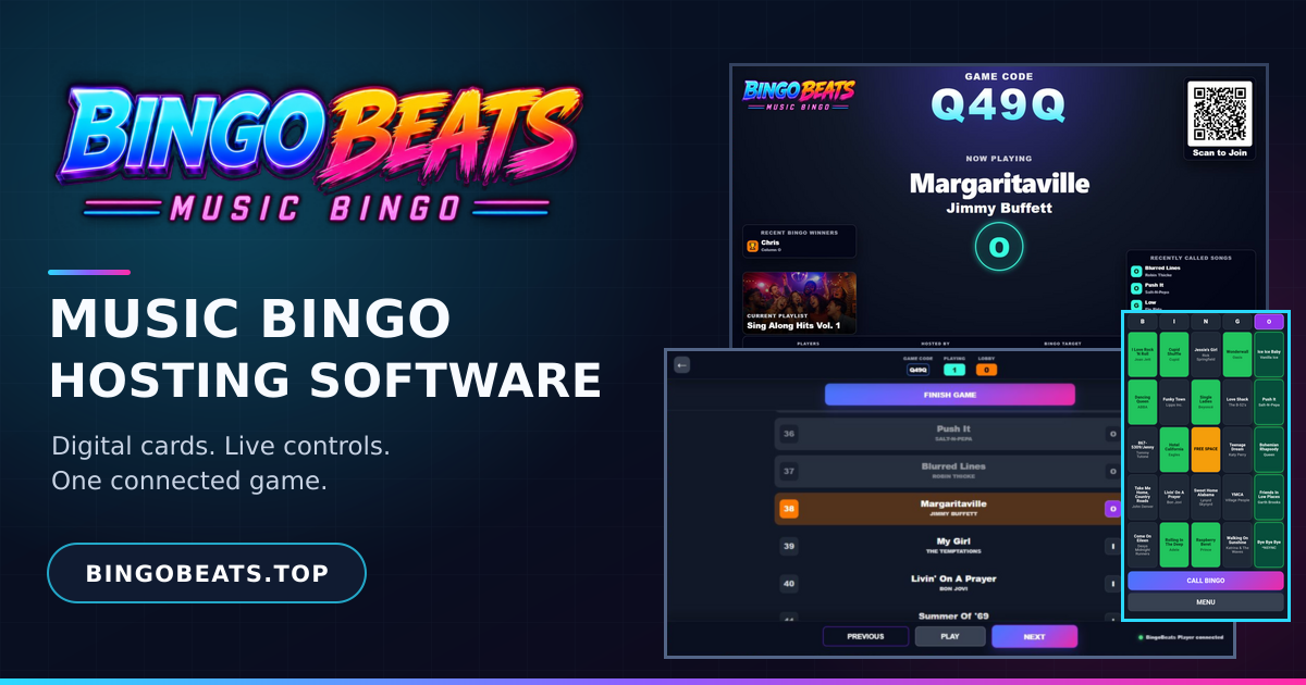 Bingobeats Music Bingo screenshot 1